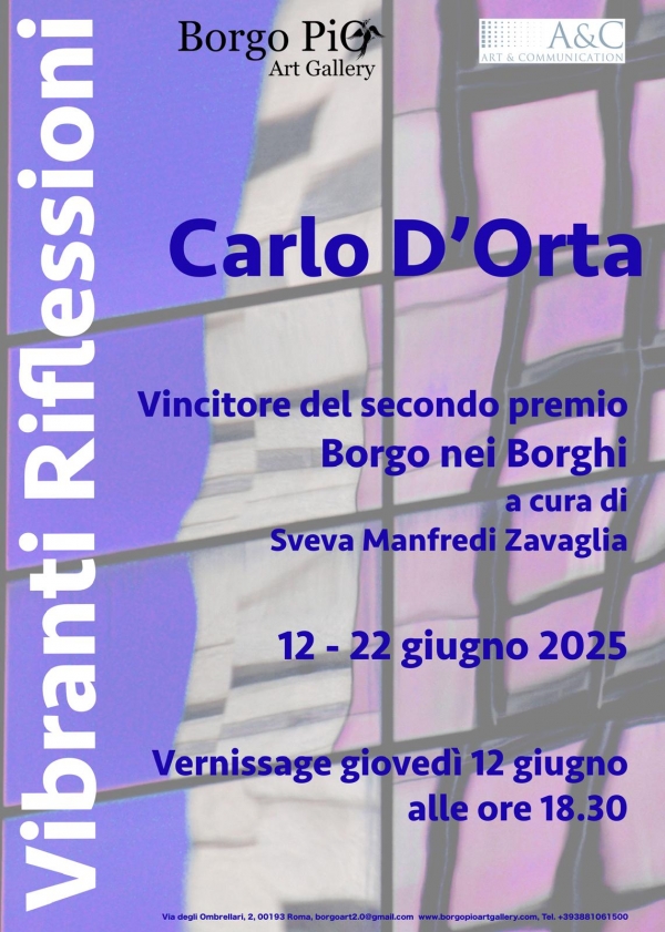 Carlo D'Orta. Vibranti riflessioni