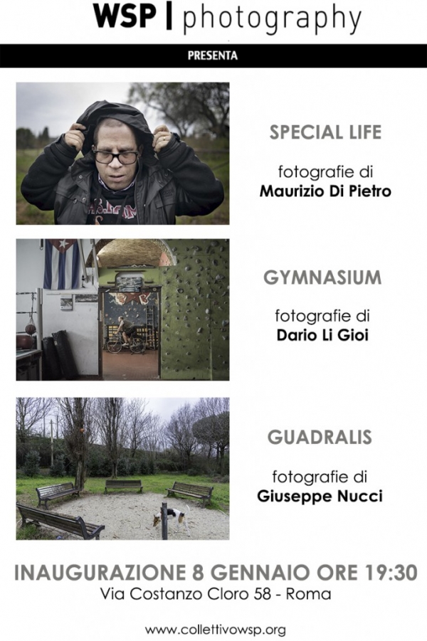 Maurizio Di Pietro. Special Life/ Dario Li Gioi. Gymnasium/ Giuseppe Nucci. Guadralis