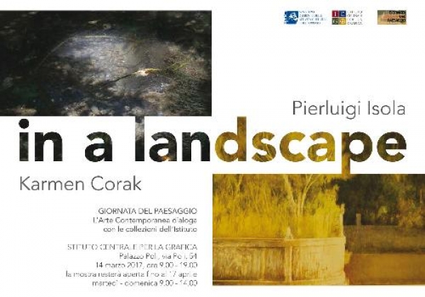 Pierluigi Isola, Karmen Corak. In a landscape