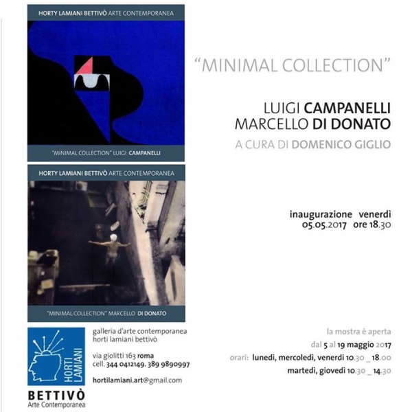 Luigi Campanelli, Marcello Di Donato. Minimal Collection