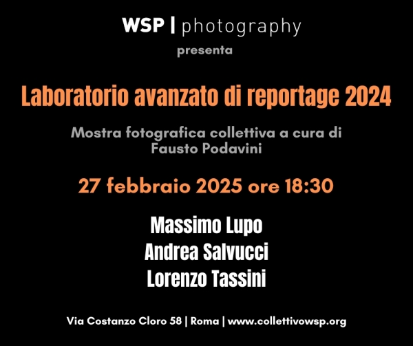 Laboratorio avanzato di reportage