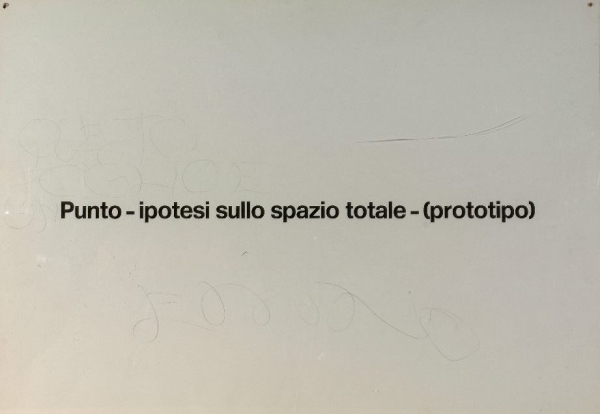 Ipotesi sullo spazio totale. Il concettuale nell'arte della seconda met&agrave; del Novecento