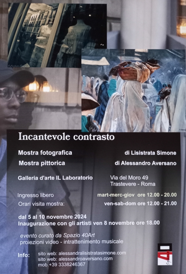Lisistrata Simone e Alessandro Aversano. Incantevole contrasto