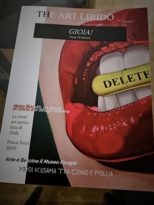 The Art Libido numero 0. Pubblicato il primo numero cartaceo del magazine indipendente di arte, fotografia e design, fondato da Stella Maresca Riccardi, giornalista freelance, specializzata in arte contemporanea e linguaggi della comunicazione visiva