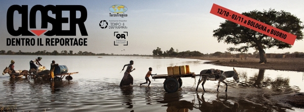 Dal 12 ottobre al 3 novembre la VII edizione di Closer, il festival della fotografia documentaria e sociale a Bologna: collettiva dei lavori di fotografi selezionati attraverso la call internazionale e mostra di grandi autori a Budrio