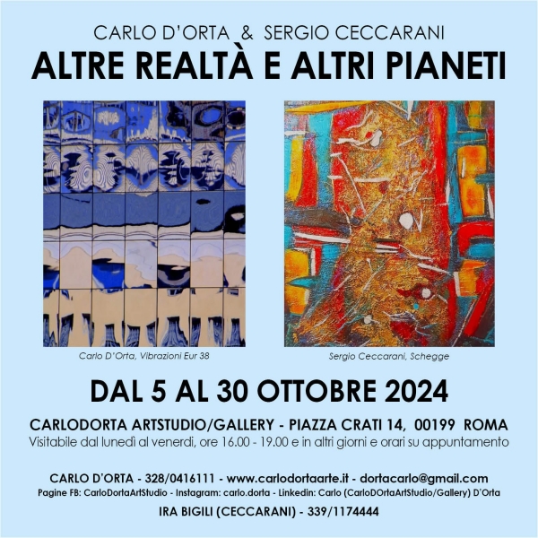Carlo D'Orta e Sergio Ceccarani. Altre realt&agrave; e altri pianeti