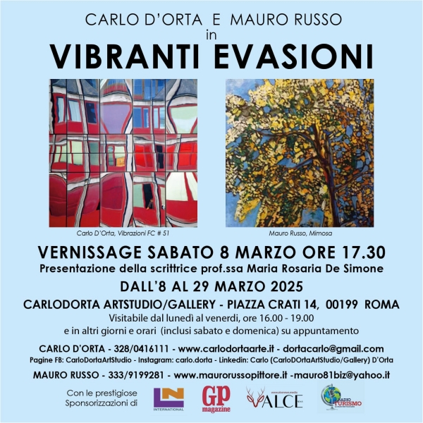 Carlo D'Orta e Mauro Russo. Vibranti evasioni